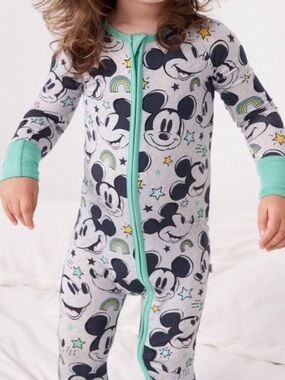 Little Sleepies Disney Mickey Forever Zippy 3T NWT